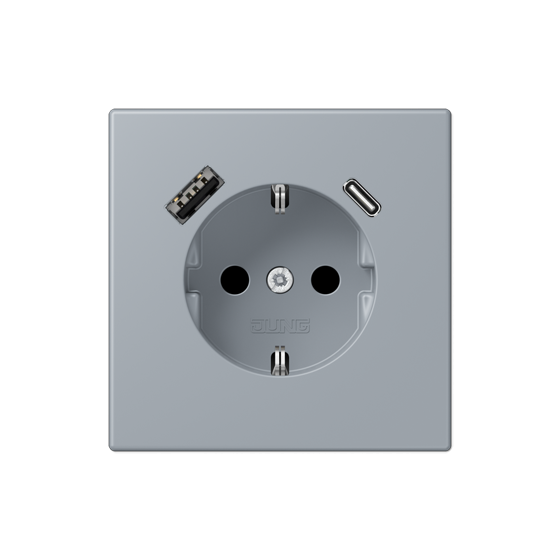 Розетка SCHUKO з USB тип AC
