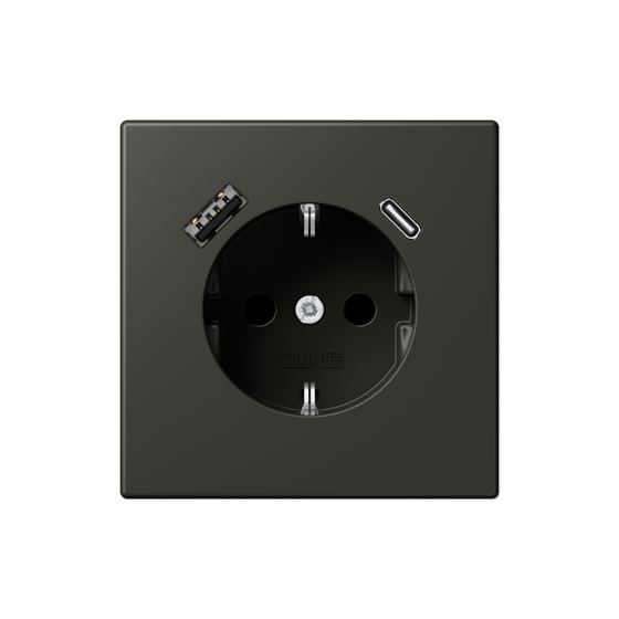 Розетка SCHUKO з USB тип AC