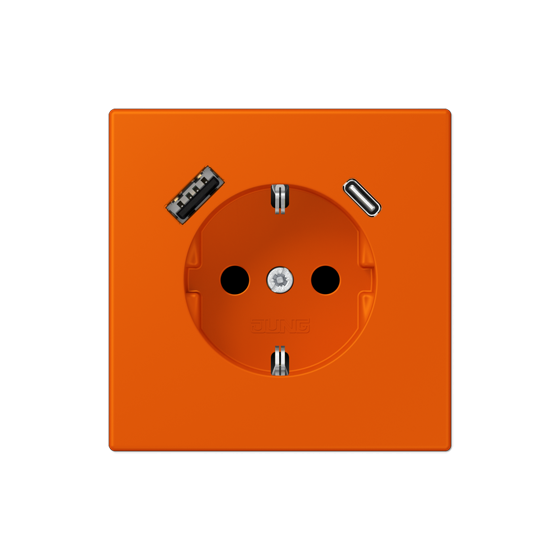 Розетка SCHUKO з USB тип AC