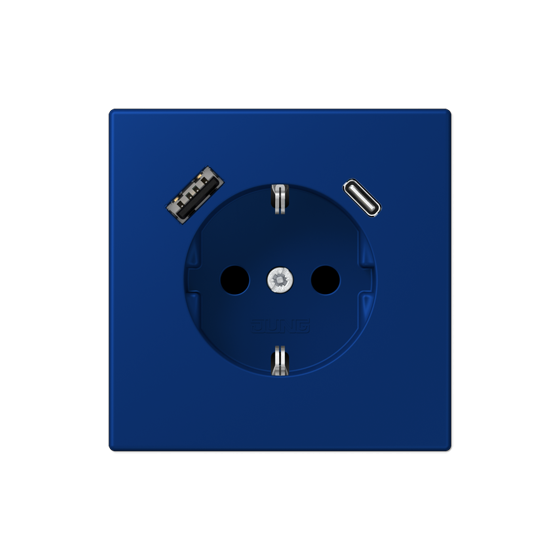 Розетка SCHUKO з USB тип AC