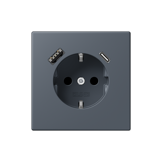 Розетка SCHUKO з USB тип AC