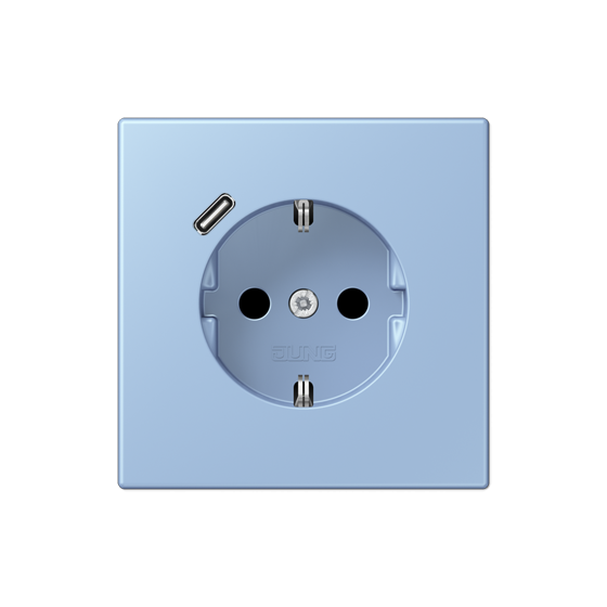 Розетка SCHUKO з USB тип C