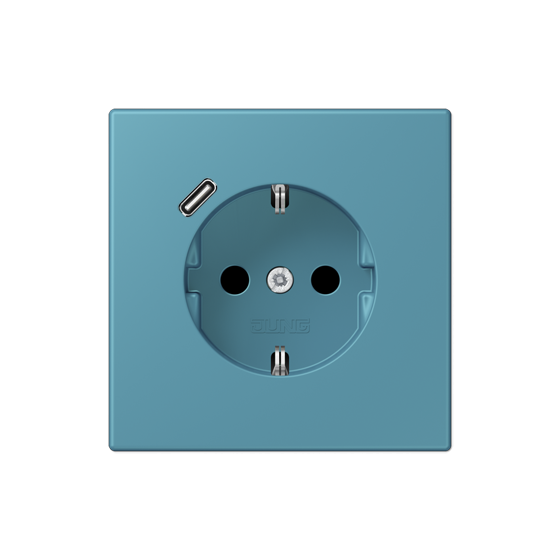 Розетка SCHUKO з USB тип C