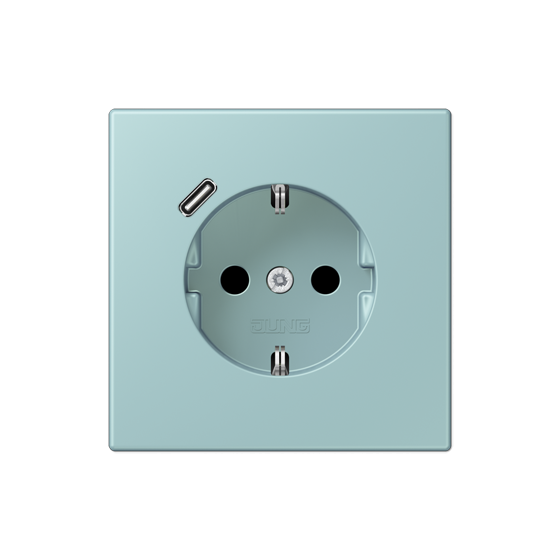 Розетка SCHUKO з USB тип C