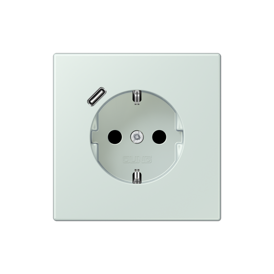 Розетка SCHUKO з USB тип C