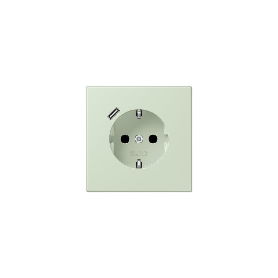 Розетка SCHUKO з USB тип C