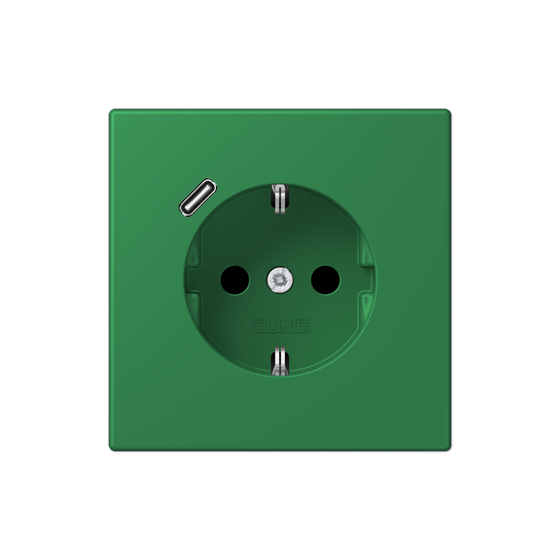Розетка SCHUKO з USB тип C