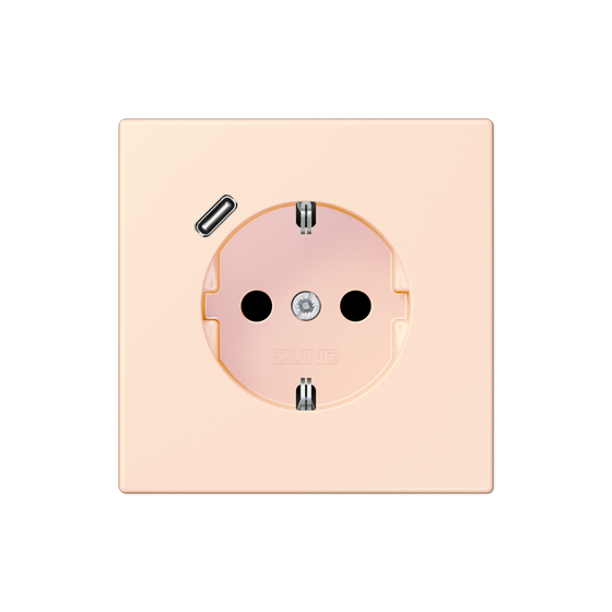 Розетка SCHUKO з USB тип C