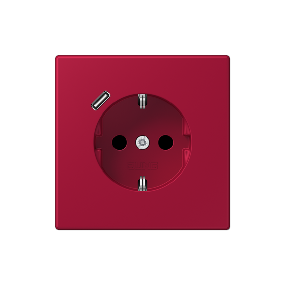 Розетка SCHUKO з USB тип C