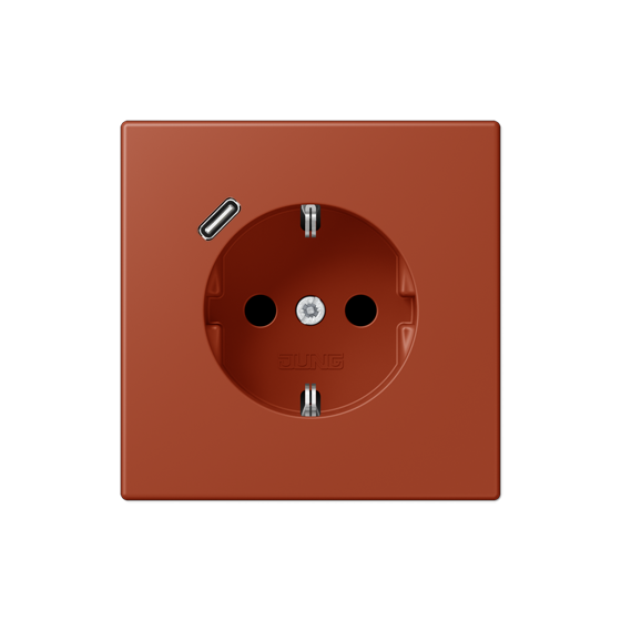 Розетка SCHUKO з USB тип C
