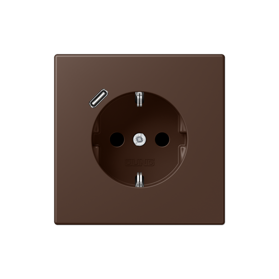 Розетка SCHUKO з USB тип C