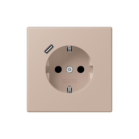 Розетка SCHUKO з USB тип C