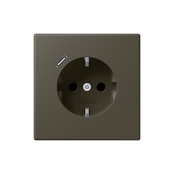 Розетка SCHUKO з USB тип C