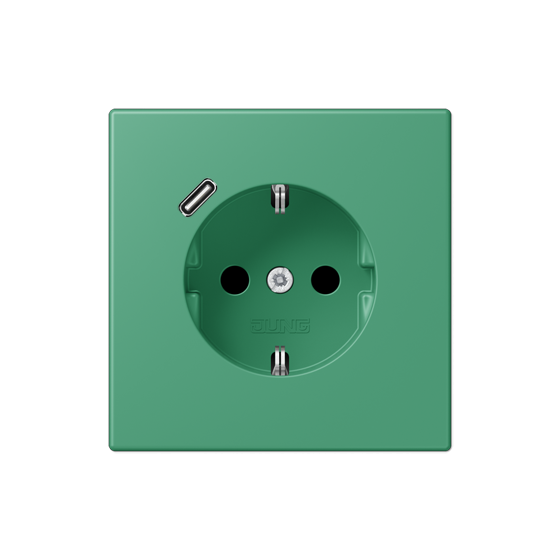Розетка SCHUKO з USB тип C