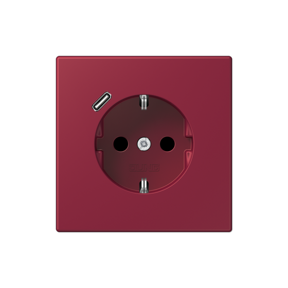Розетка SCHUKO з USB тип C