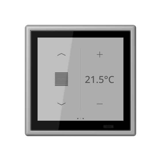 Кімнатний контролер LS TOUCH KNX з рамкою
