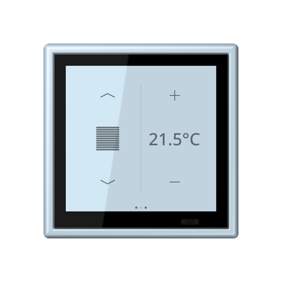Кімнатний контролер LS TOUCH KNX з рамкою