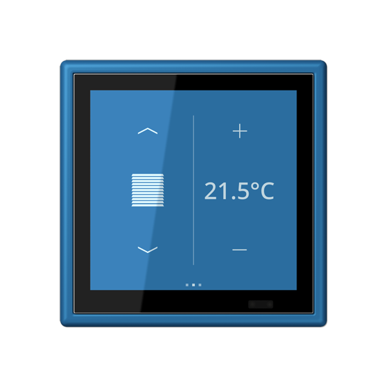 Кімнатний контролер LS TOUCH KNX з рамкою