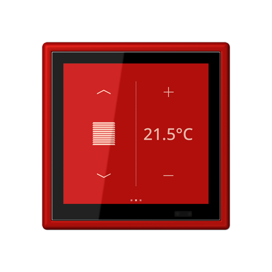 Кімнатний контролер LS TOUCH KNX з рамкою
