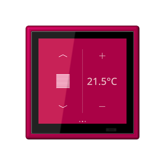 Кімнатний контролер LS TOUCH KNX з рамкою