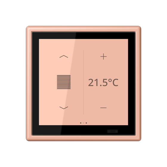 Кімнатний контролер LS TOUCH KNX з рамкою