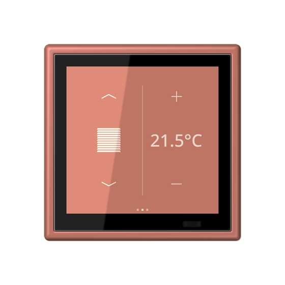Кімнатний контролер LS TOUCH KNX з рамкою