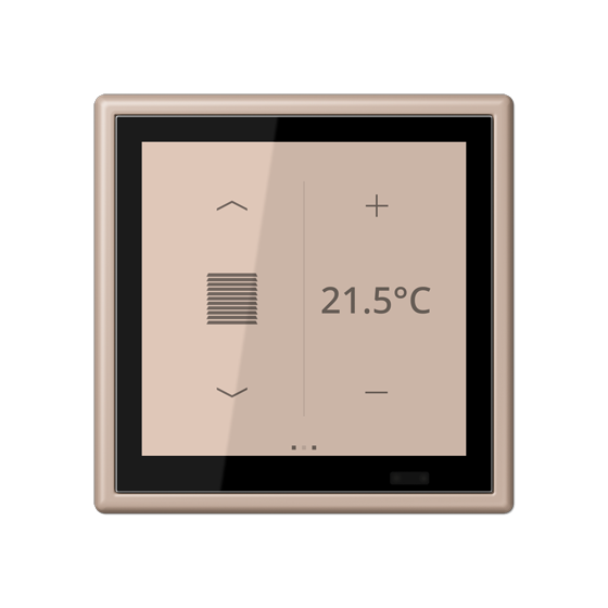 Кімнатний контролер LS TOUCH KNX з рамкою