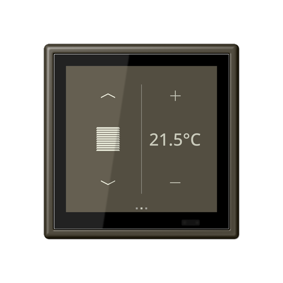 Кімнатний контролер LS TOUCH KNX з рамкою