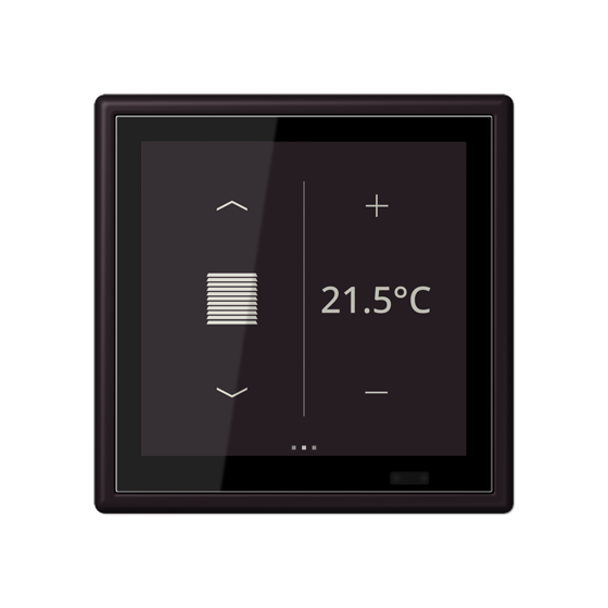Кімнатний контролер LS TOUCH KNX з рамкою