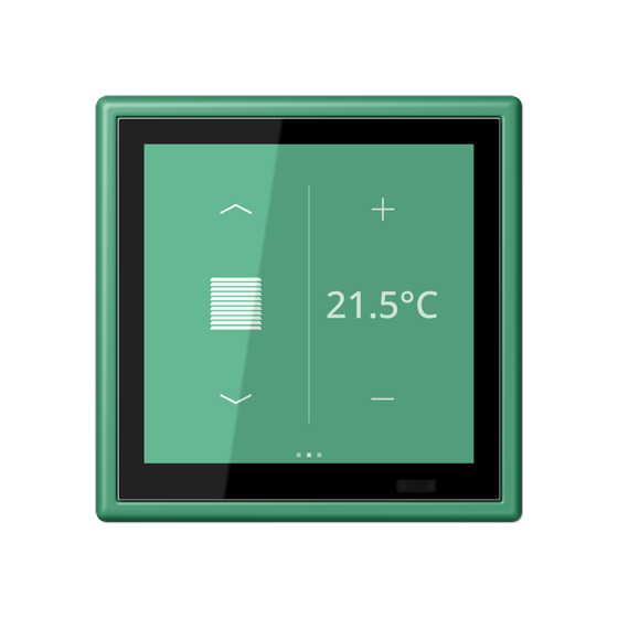 Кімнатний контролер LS TOUCH KNX з рамкою