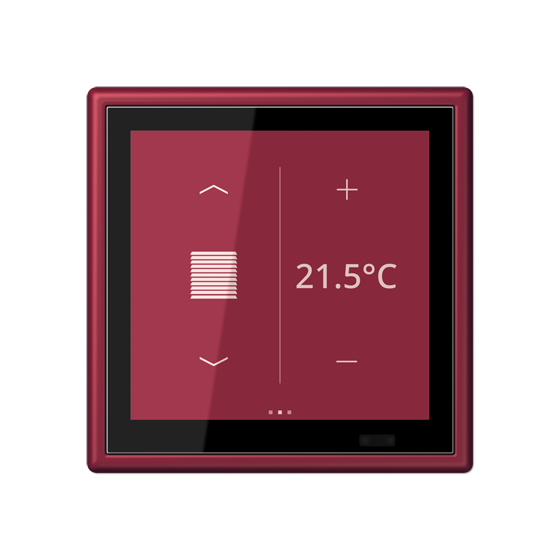 Кімнатний контролер LS TOUCH KNX з рамкою