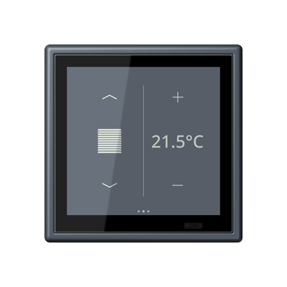 Кімнатний контролер LS TOUCH KNX з рамкою