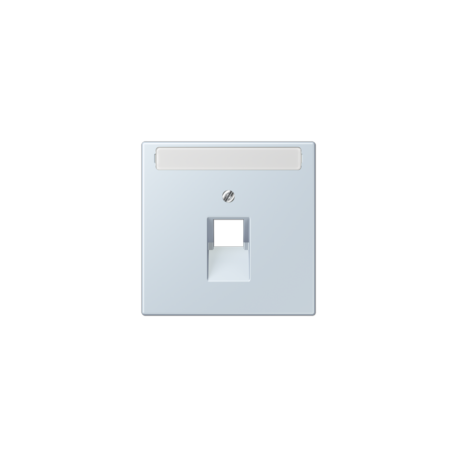 Накладка для комп'ютерної розетки UAE з полем для надписів