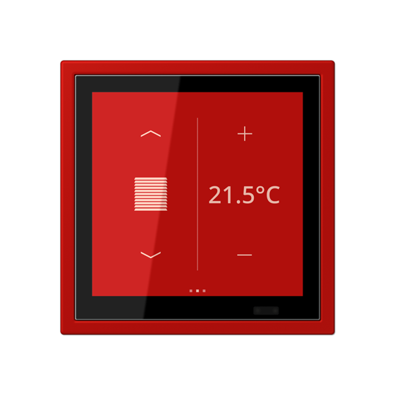 Кімнатний контролер LS TOUCH KNX з рамкою LS ZERO