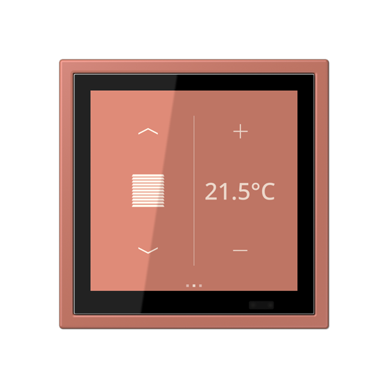 Кімнатний контролер LS TOUCH KNX з рамкою LS ZERO