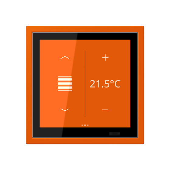 Кімнатний контролер LS TOUCH KNX з рамкою LS ZERO