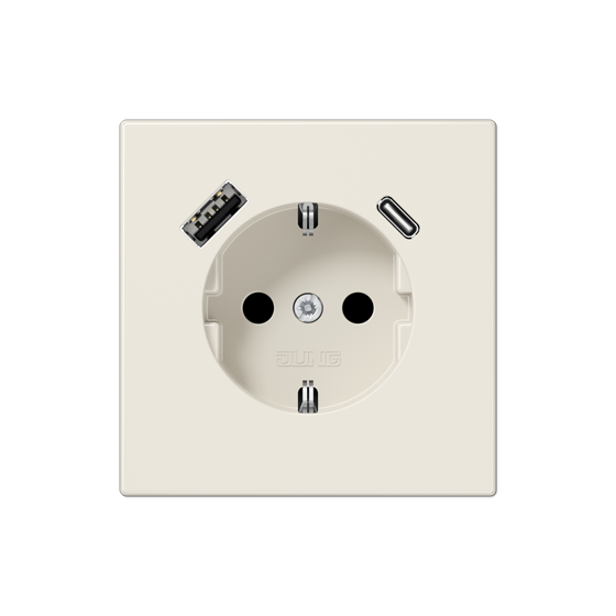Розетка SCHUKO з USB тип AC