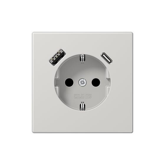 Розетка SCHUKO з USB тип AC
