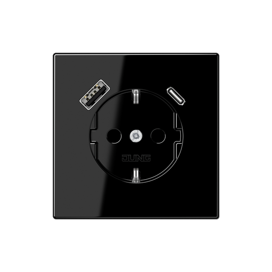 Розетка SCHUKO з USB тип AC