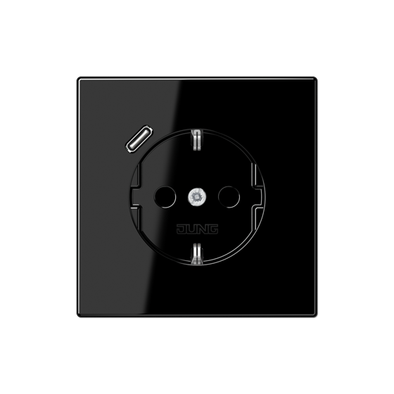 Розетка SCHUKO з USB тип C
