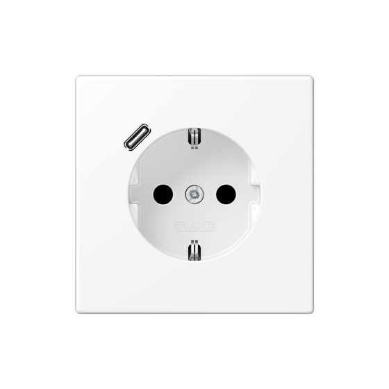 Розетка SCHUKO з USB тип C