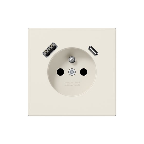 Розетка франко-бельгійського стандарту з USB тип AC