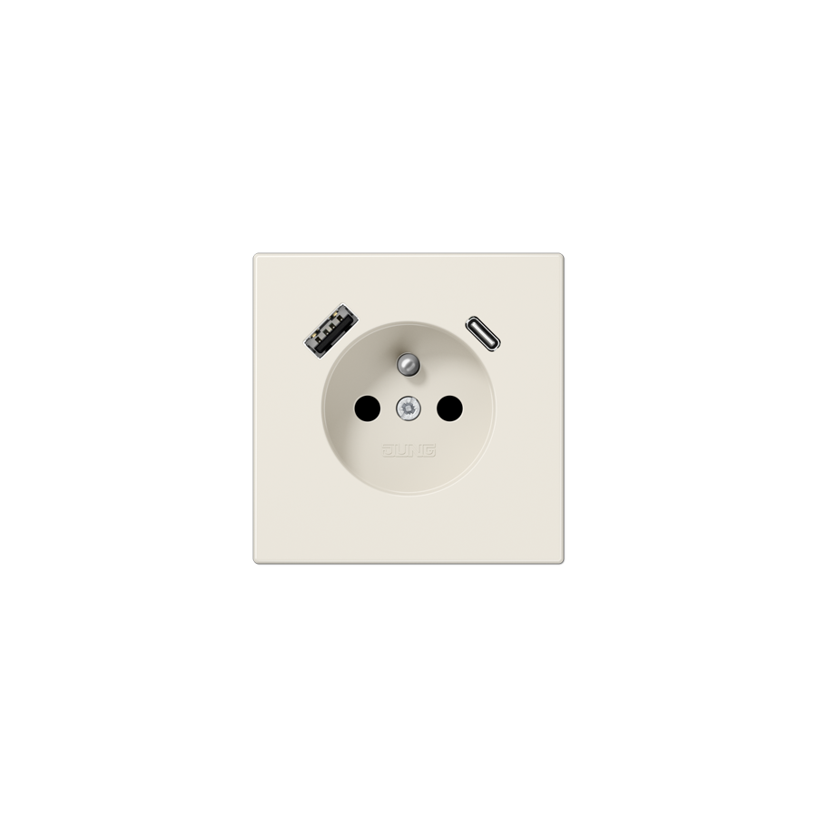 Розетка франко-бельгійського стандарту з USB тип AC