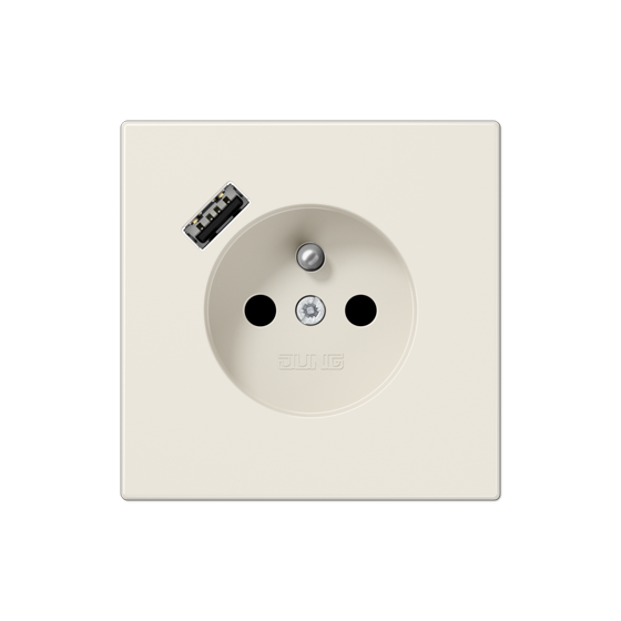 Розетка франко-бельгійського стандарту з USB тип A