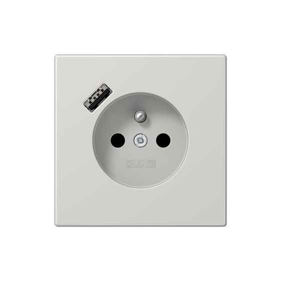 Розетка франко-бельгійського стандарту з USB тип A