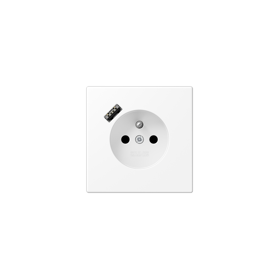 Розетка франко-бельгійського стандарту з USB тип A
