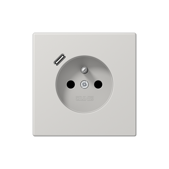 Розетка франко-бельгійського стандарту з USB тип C