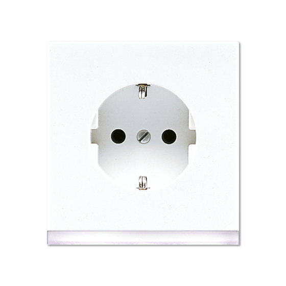 Розетка SCHUKO з LED підсвіткою