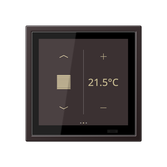 Кімнатний контролер LS TOUCH KNX з рамкою LS ZERO