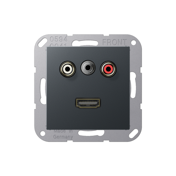 Мультимедійна розетка RCA/TRS/HDMI